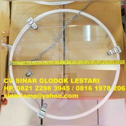 Kaca Lampu Tempered Kap Lampu Industri 250W-400W